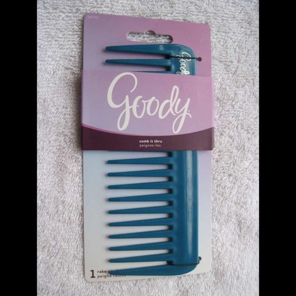 Goody Comb it Thru Detangling Rake Hair Comb Wide Teeth Wet Dry Tangle Free All - Picture 6 of 9